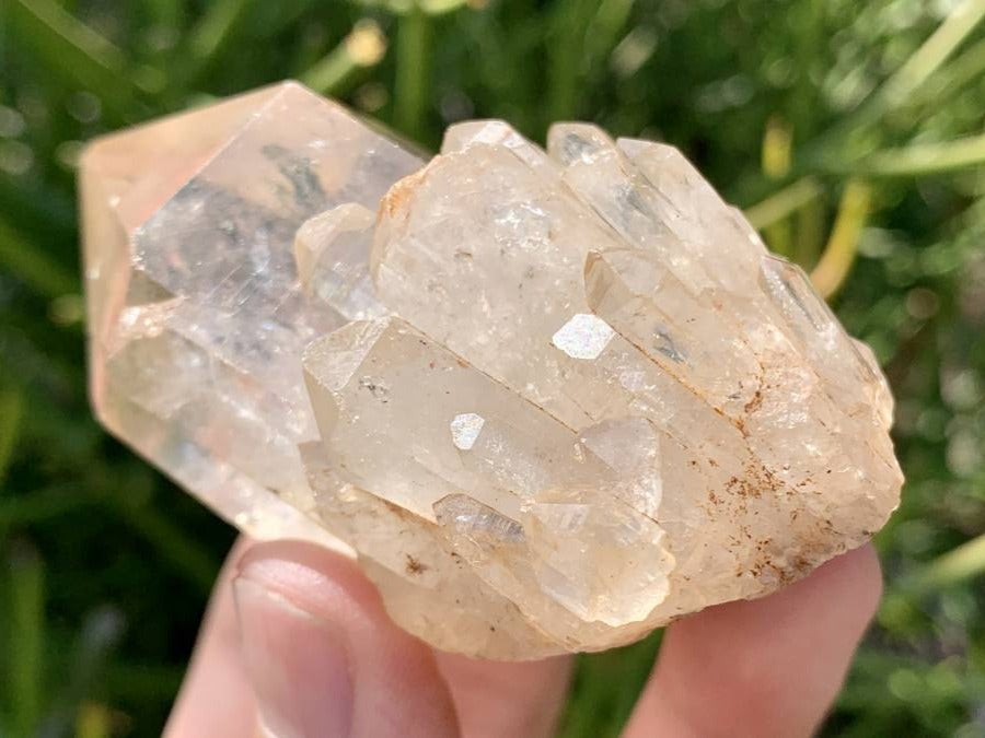 Natural Cascading Single Quartz Crystal x 1 From Luena, Congo