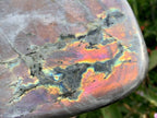 Polished Large Rare Purple Sunset Labradorite Standing Free Form x 1 From Tulear, Madagascar