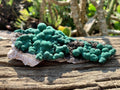 Natural Ball Malachite on Drusy Crystalline Dolomite Matrix Specimen x 1 From Kambove, Congo
