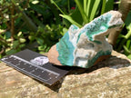Natural White Dolomite With Malachite And Silica Chrysocolla Specimen x 1 From Mindingi Mine, Congo