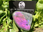 Polished Rare Purple Sunset Labradorite Standing Free Form x 1 From Tulear, Madagascar