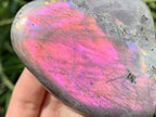 Polished Rare Purple Sunset Labradorite Standing Free Form x 1 From Tulear, Madagascar