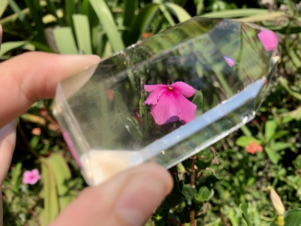 Polished Bright Optic Clear Quartz Crystal x 1 From Madagascar