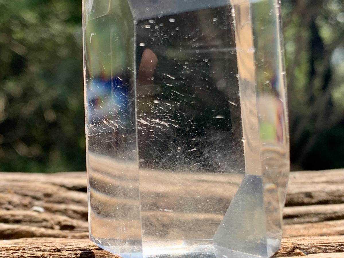 Polished Bright Optic Clear Quartz Crystal x 1 From Madagascar