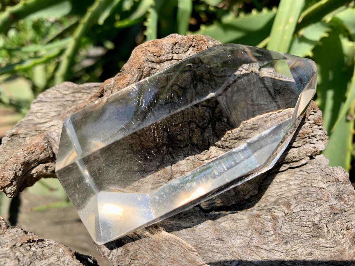 Polished Bright Optic Clear Quartz Crystal x 1 From Madagascar