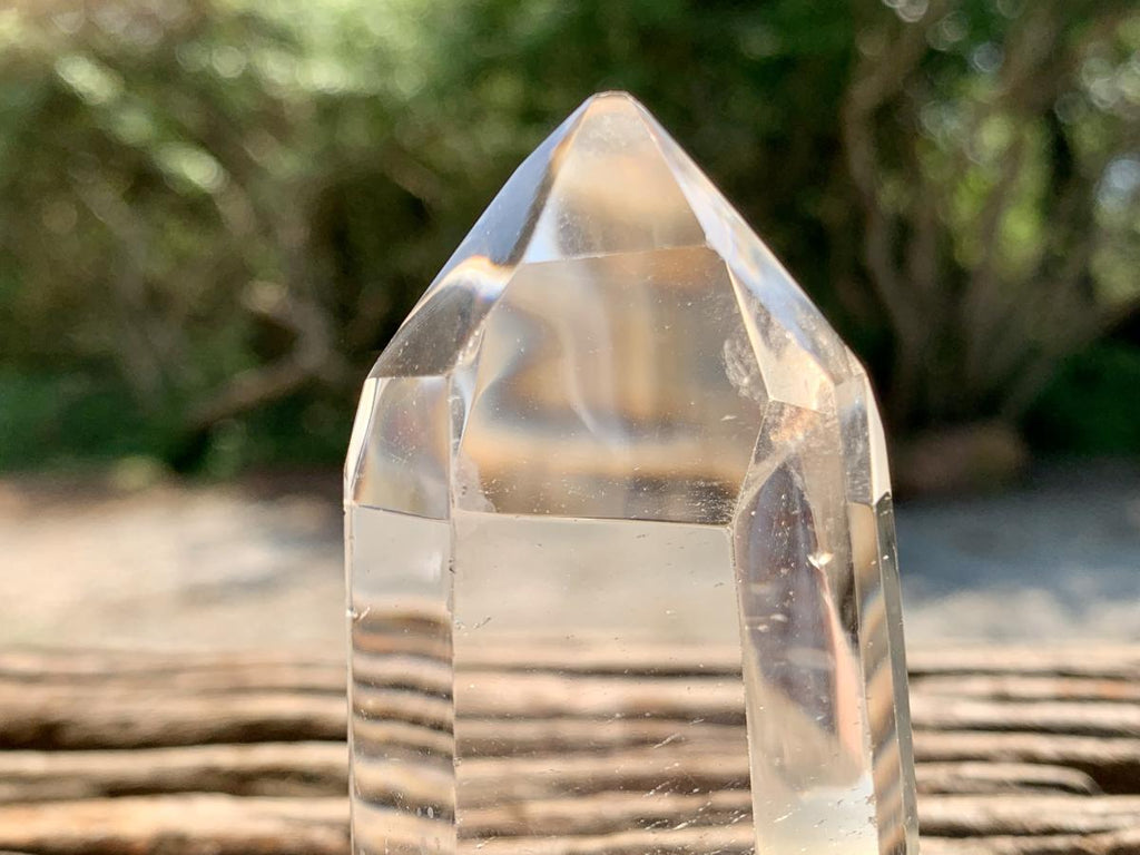 Polished Bright Optic Clear Quartz Crystal x 1 From Madagascar