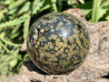 Polished Orbicular Ocean Jasper Sphere x 1 From Madagascar