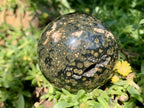 Polished Orbicular Ocean Jasper Sphere x 1 From Madagascar