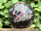 Polished Pink Rhodonite Sphere x 1 From Madagascar
