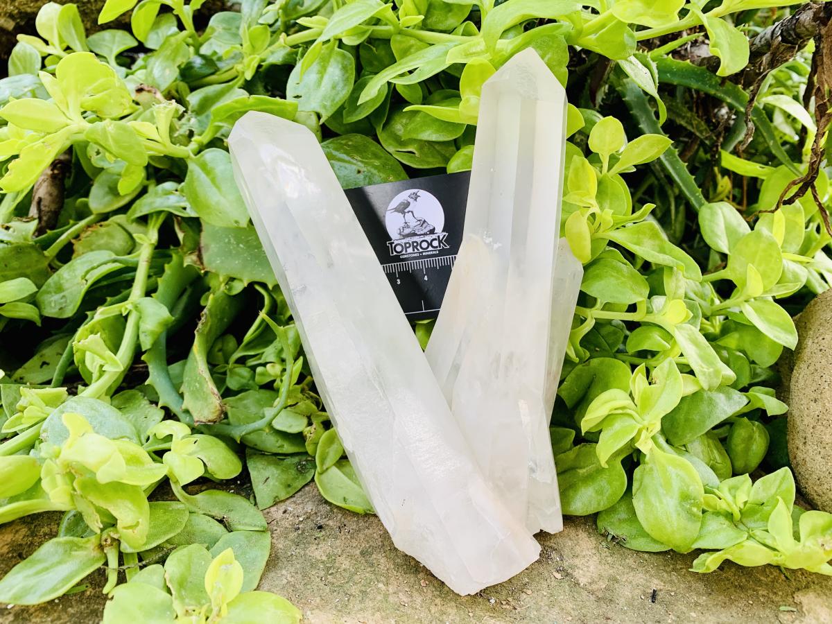 Natural Twin V Clear Quartz Crystal Cluster x 1 From Ambatofinandrahana, Madagascar