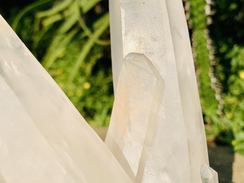 Natural Twin V Clear Quartz Crystal Cluster x 1 From Ambatofinandrahana, Madagascar