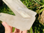 Natural Twin V Clear Quartz Crystal Cluster x 1 From Ambatofinandrahana, Madagascar