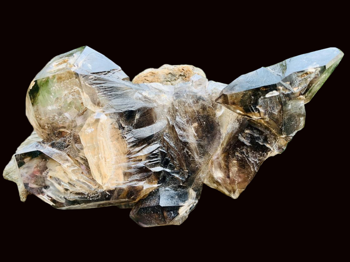 Natural Tabular Window Smokey Amethyst Crystal Cluster x 1 From Brandberg, Namibia