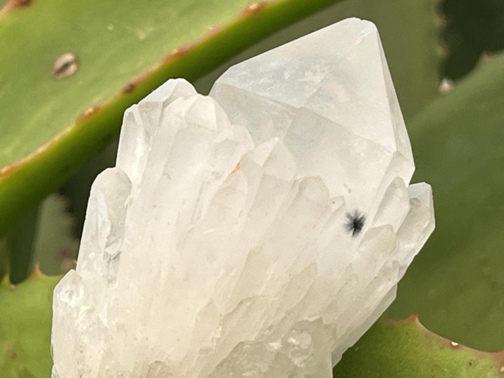 Natural Hollandite Star Cascading Quartz Cluster x 1 From Ambositra, Madagascar