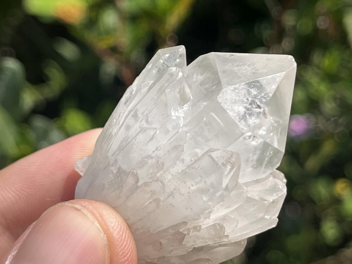 Natural Hollandite Star Cascading Quartz Cluster x 1 From Ambositra, Madagascar