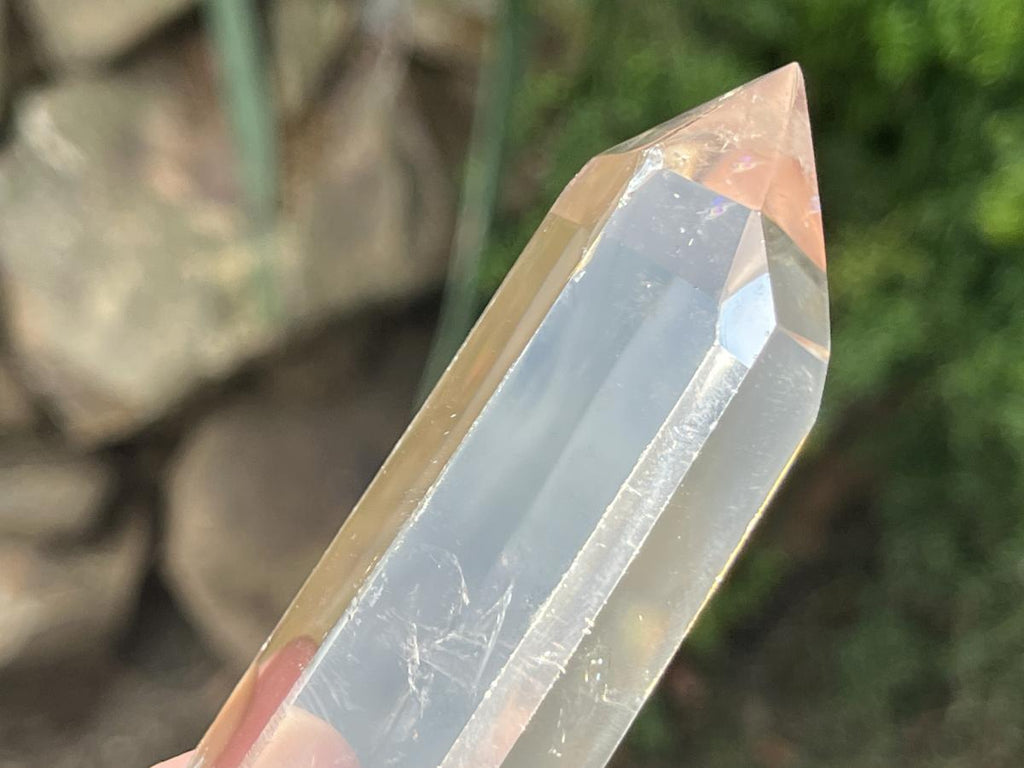 Polished Dazzling Bright Optic Quartz Crystal x 1 From Madagascar