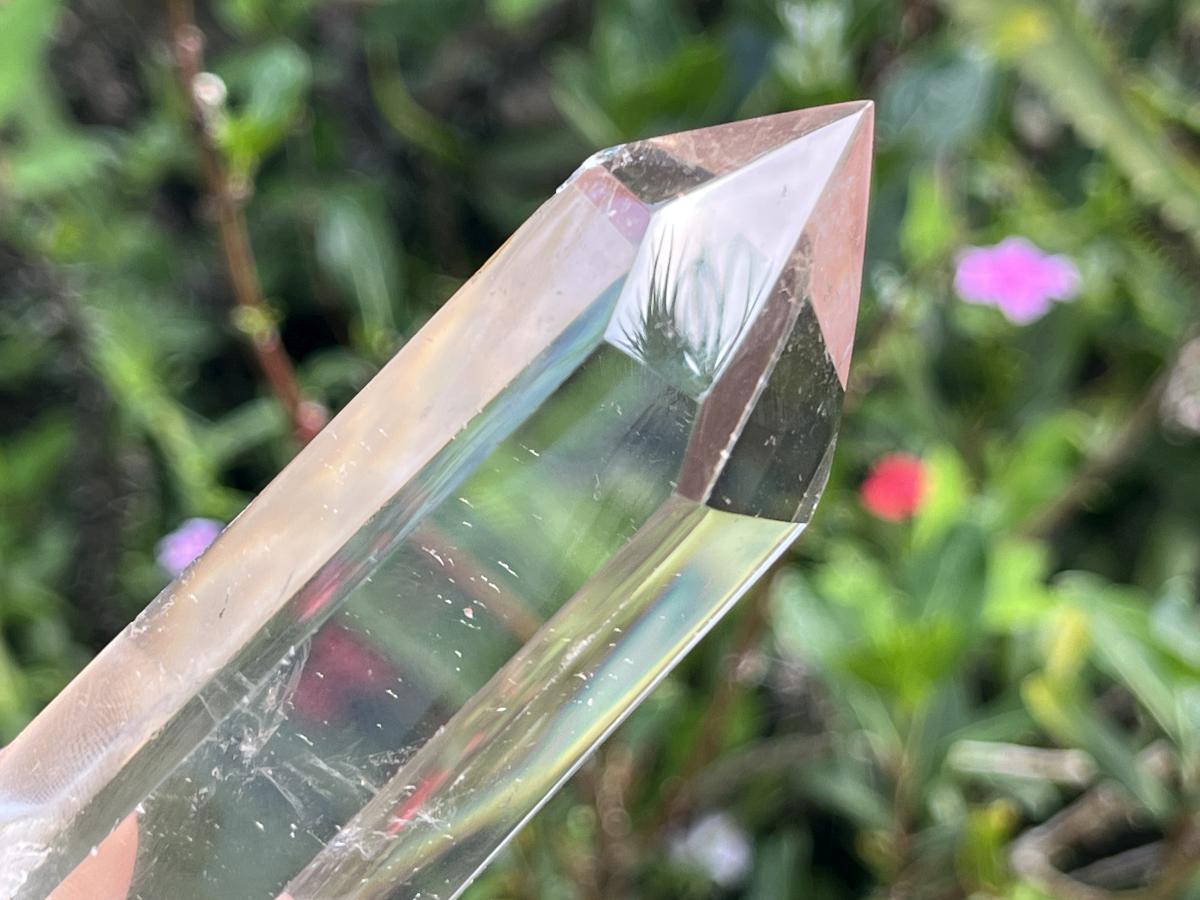 Polished Dazzling Bright Optic Quartz Crystal x 1 From Madagascar