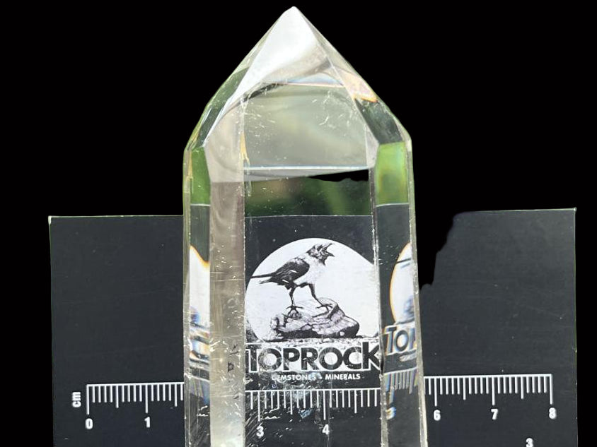 Polished Dazzling Bright Optic Quartz Crystal x 1 From Madagascar