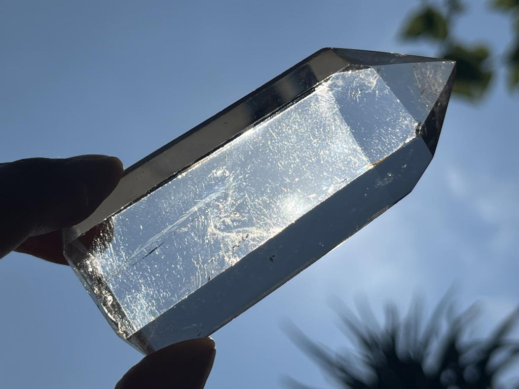 Polished Dazzling Bright Optic Quartz Crystal x 1 From Madagascar