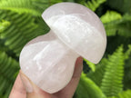 Polished Gemmy Star Rose Quartz Button Mushroom x 1 From Ambatondrazaka, Madagascar