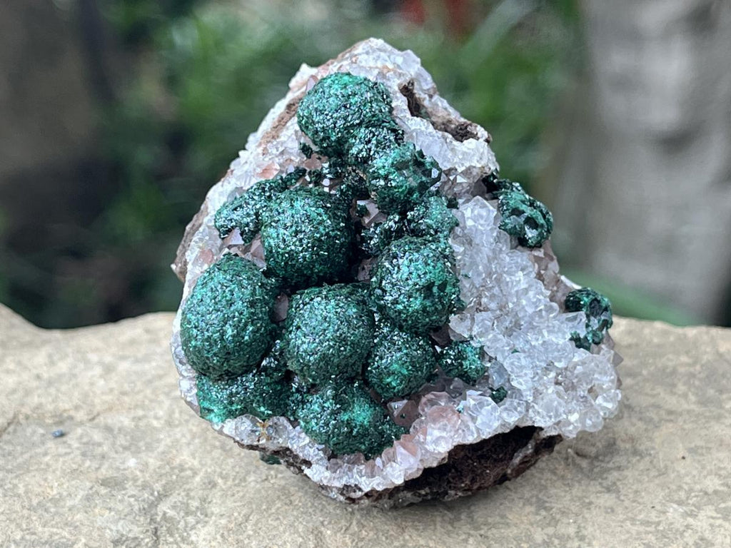Natural Perfect Small Ball Malachite Specimen x 1 From Mindingi Mine, Congo