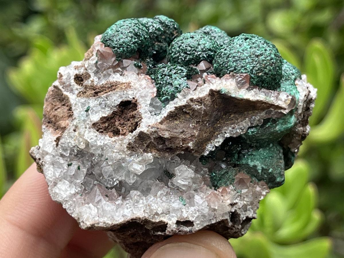 Natural Perfect Small Ball Malachite Specimen x 1 From Mindingi Mine, Congo