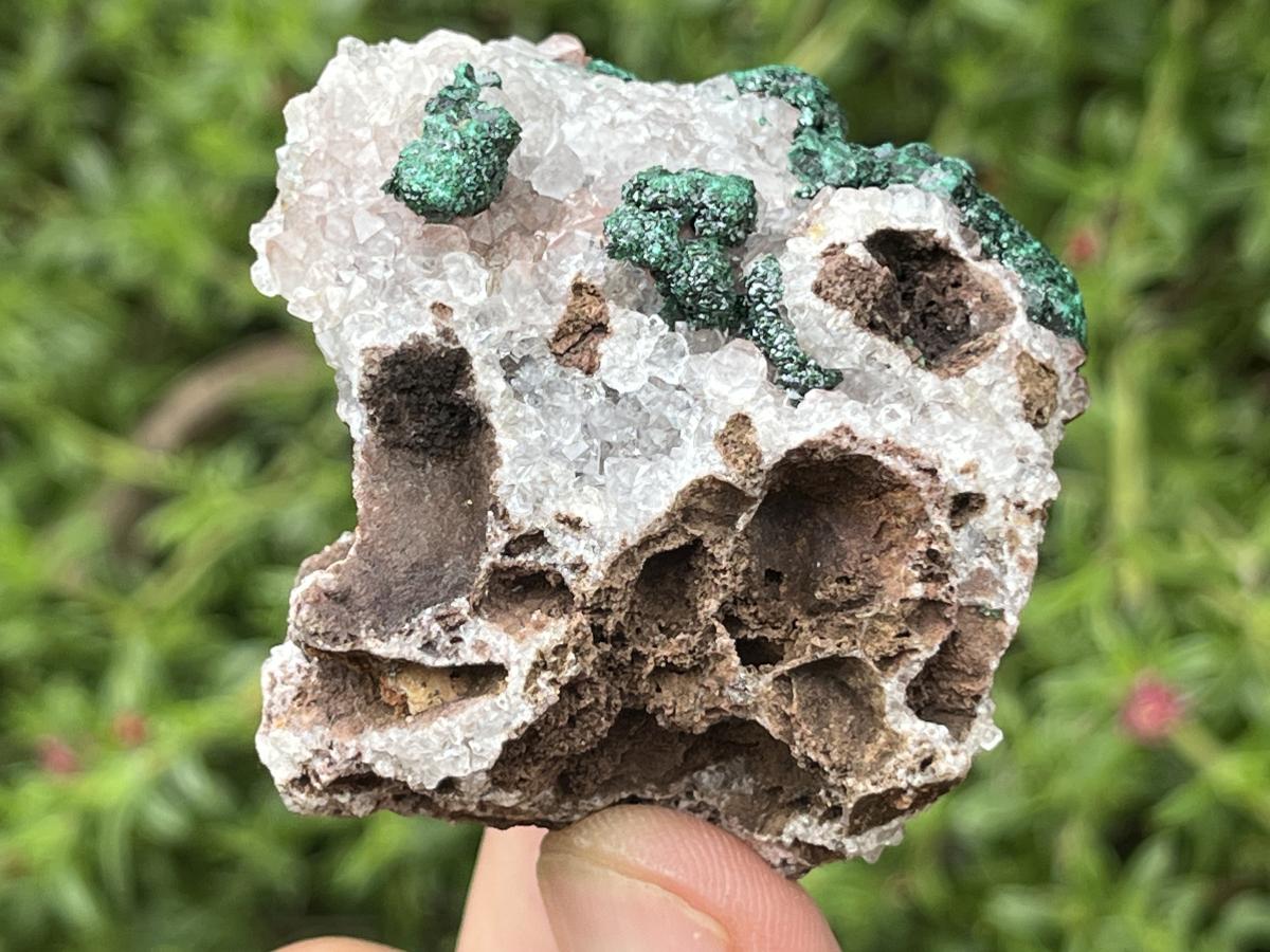 Natural Perfect Small Ball Malachite Specimen x 1 From Mindingi Mine, Congo