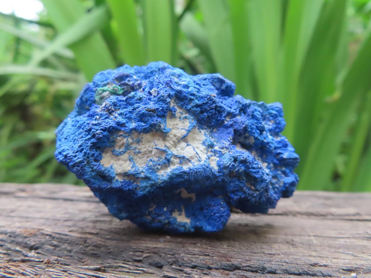 Natural Crystalline Azurite And Malachite Nodule x 1 From Jakka Mine, Congo