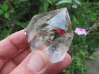 Polished Wispy Smokey Window Quartz Crystal x 1 From Akansobe, Madagascar