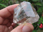 Polished Wispy Smokey Window Quartz Crystal x 1 From Akansobe, Madagascar