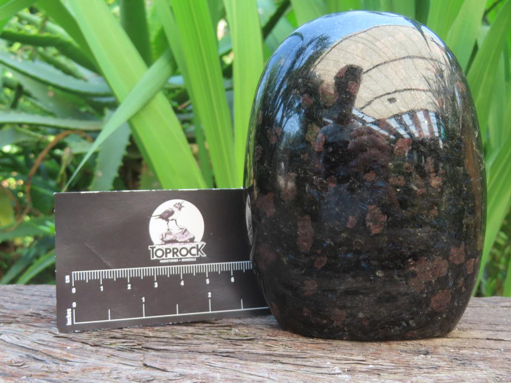 Polished Super Rare Blue Spark Iolite Standing Free Form x 1 From Betroka, Madagascar