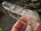 Polished Twin Multi-Terminated Clear Quartz Crystal x 1 From Anzojorobe, Madagascar
