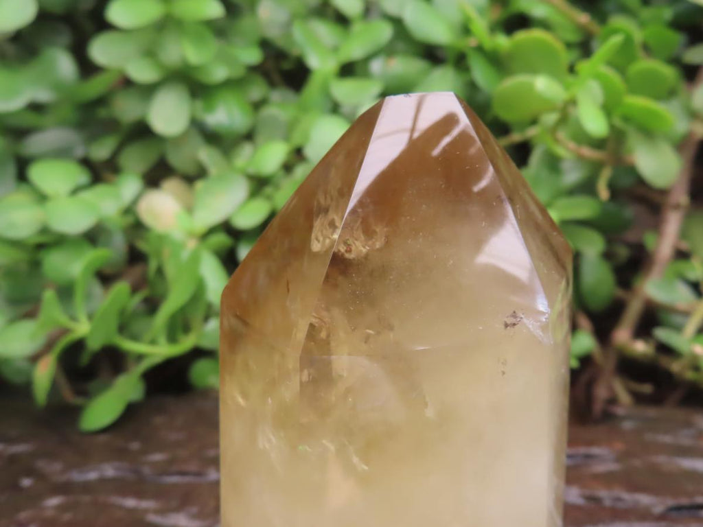 Polished Large Bright Yellow Natural Citrine Crystal x 1 From Anzojorobe, Madagascar