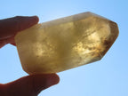 Polished Large Bright Yellow Natural Citrine Crystal x 1 From Anzojorobe, Madagascar