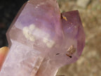 Polished Twin Amethyst Sceptre With Twin Phantoms x 1 From Akansobe, Madagascar