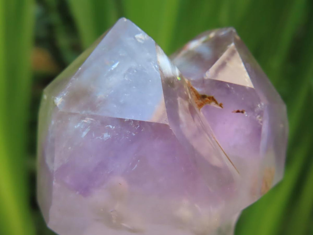 Polished Twin Amethyst Sceptre With Twin Phantoms x 1 From Akansobe, Madagascar