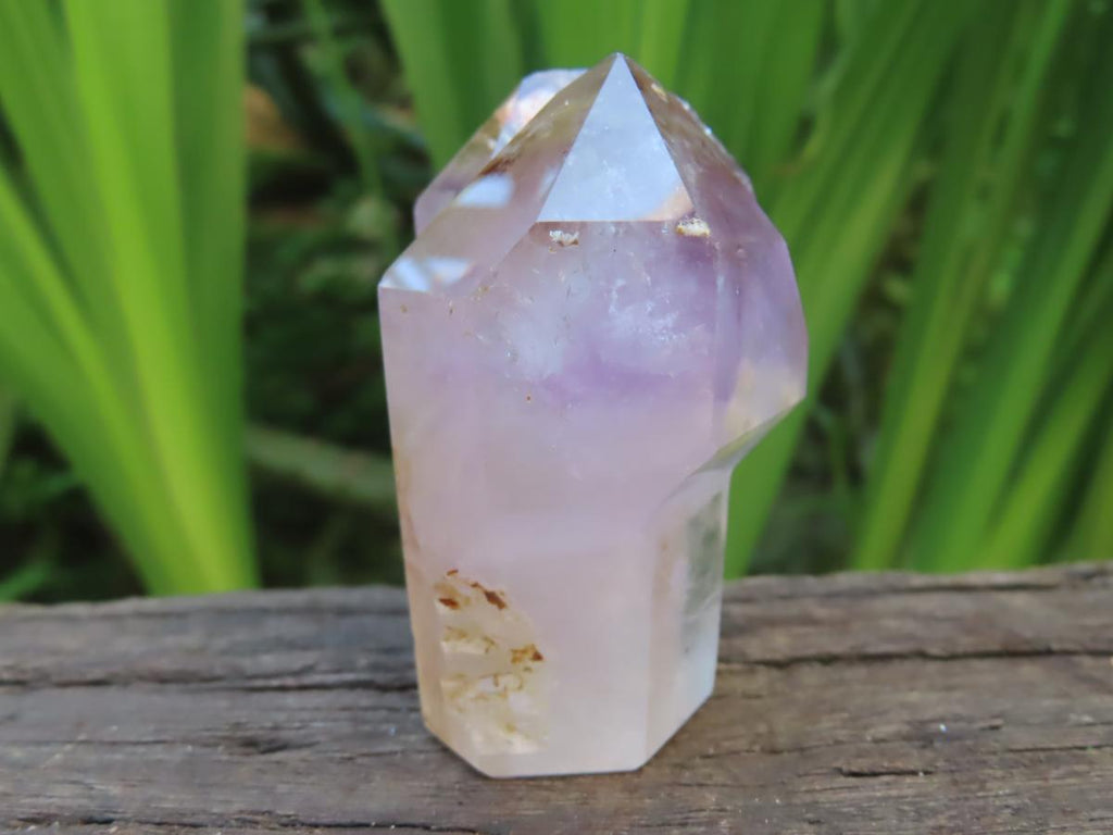 Polished Twin Amethyst Sceptre With Twin Phantoms x 1 From Akansobe, Madagascar