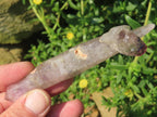 Natural Double Terminated Amethyst With Twin Amethyst Crystal Growth x 1 From Chiredzi, Zimbabwe