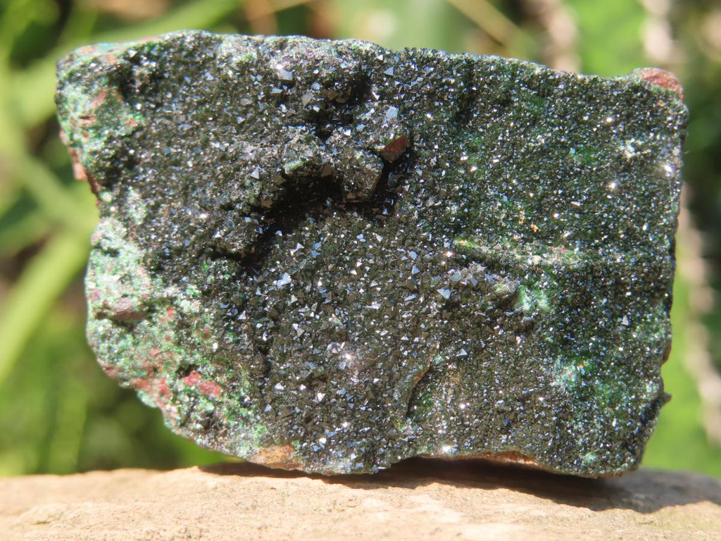 Rare Dark Green Libethenite in a Ferro-Copper Matrix x 1 From Congo