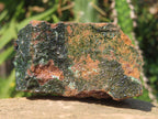 Rare Dark Green Libethenite in a Ferro-Copper Matrix x 1 From Congo