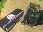 Rare Dark Green Libethenite in a Ferro-Copper Matrix x 1 From Congo