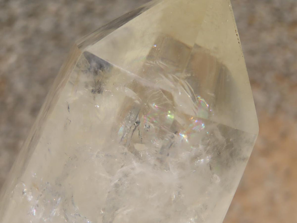 Polished Large Pale Citrine Quartz Crystal x 1 From Madagascar