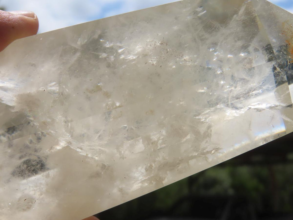 Polished Large Pale Citrine Quartz Crystal x 1 From Madagascar