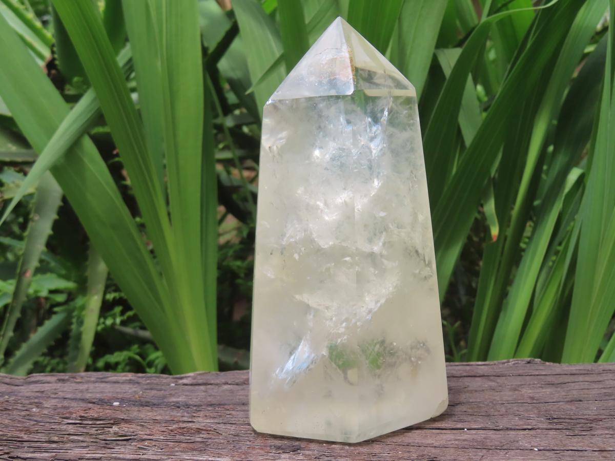 Polished Large Pale Citrine Quartz Crystal x 1 From Madagascar