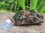 Natural Super Shiny Double Terminated Large Morion Smokey Quartz Crystal x 1 From Zomba, Malawi