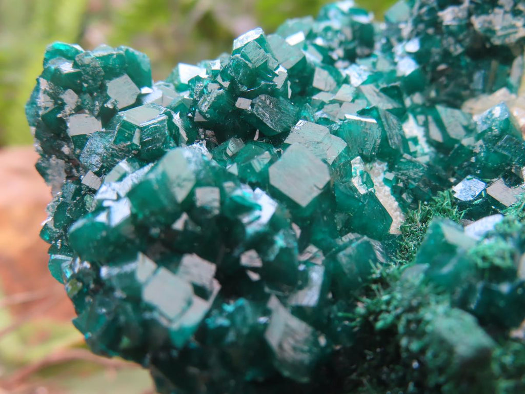 Natural Classic Emerald Green Dioptase Cabinet Specimen x 1 From Likasi, Congo