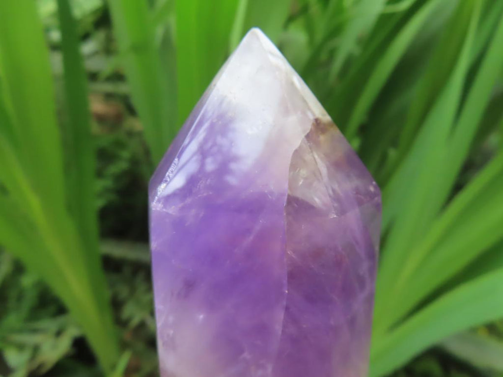 Polished Chevron Amethyst Crystal x 1 From Madagascar