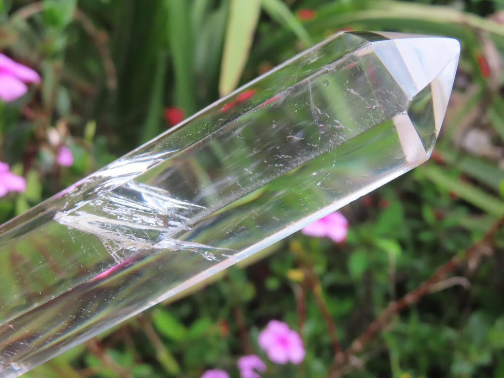 Polished Extra Long Clear Quartz Crystal Wand x 1 From Ambatofinandrahana, Madagascar