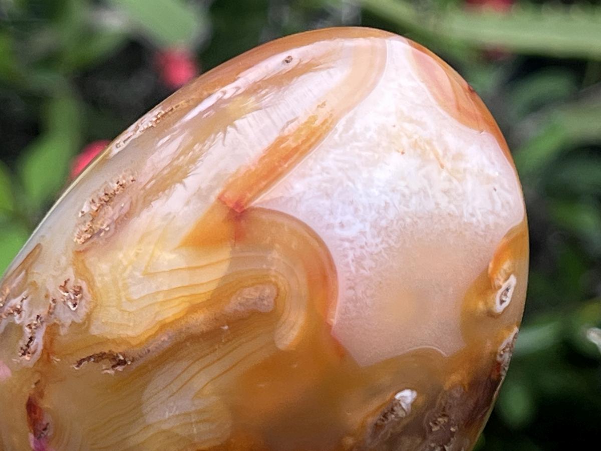 Polished Mini Carnelian Standing Free Form x 1 From Madagascar