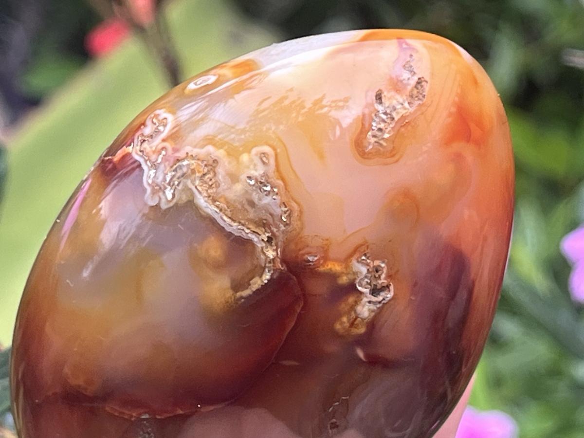 Polished Mini Carnelian Standing Free Form x 1 From Madagascar